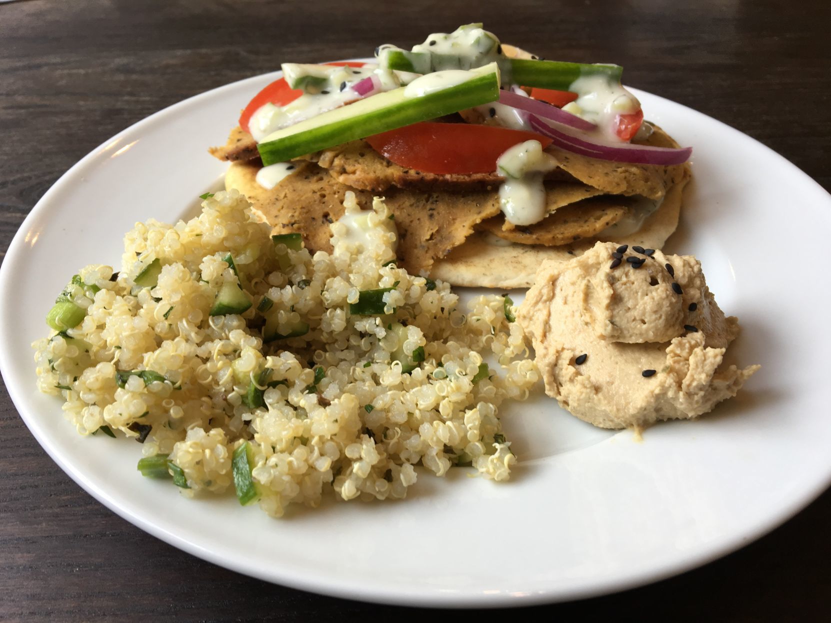 Vegan Gyro Platter